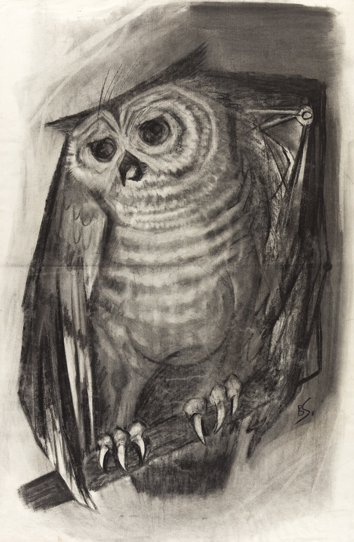 BENTON SPRUANCE (1904-1967) Old Owl.